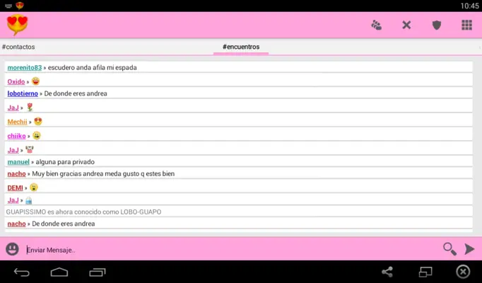 Chat Amor android App screenshot 0