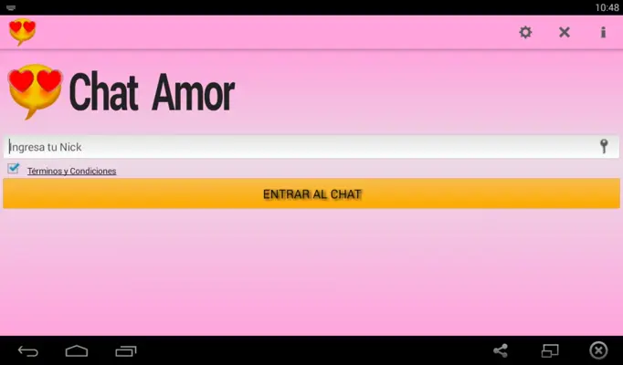 Chat Amor android App screenshot 2